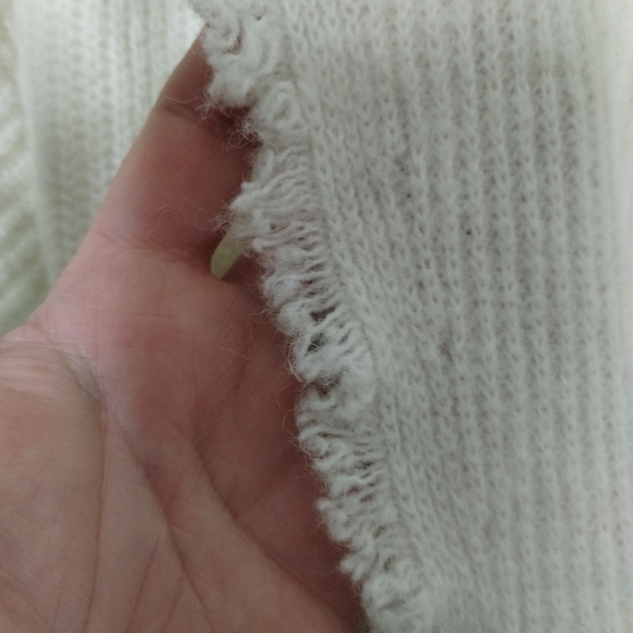 Frye Salt Breeze Cream Tie Waist Cardigan Women's Size Medium - Picture 2 of 7